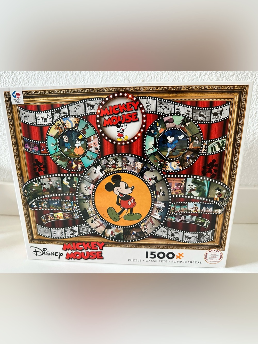Mickey Mouse 1500-Piece Jigsaw Puzzle - Multicolor